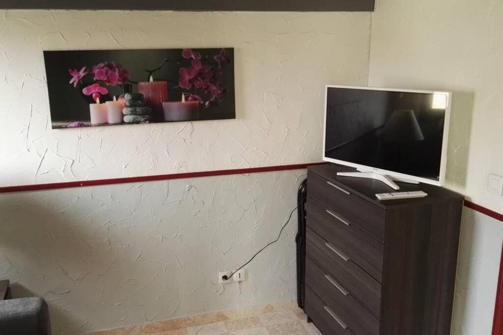 Studio Mezzanine En Residence Avec Piscine Au Village 르발카레스 외부 사진